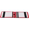 Golf Scorecard Holder Essential Gear Clip in Pelle Leggera per Scorecard Golf con Portamatite