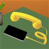 Retro Telefono Ricevitore Cornetta Telefonica Cablata con Microfono Altoparlante