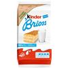 Kinder Brioss - 10 Merendine di Pan di Spagna, Lievitate Naturalmente, con Farcitura al Latte 100% Italiano, Ottime a Colazione e Merenda, Confezione da 270 Grammi
