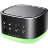 Magicteam White Noise Machine - Macchina per il sonno, 10 colori e 25