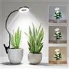 Bamworld Lampada per piante LED Grow Light con Timer e Intensità