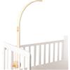 Promise Babe Baby Mobile Holder legno lettino, arcobaleno design curvo
