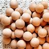HERZONE 30 palline in legno di faggio da 2,5 cm, perline di legno senza