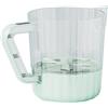 Sbattitore Uova Elettrico Pulitore Riso 3 Velocità Mixer Contenitore 1L ABS Ara