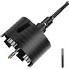 hsawbit Corona da 100 mm con attacco M16, adattatore SDS Plus, 110 mm, per