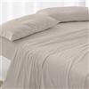 Burrito Blanco Completo Lenzuola velina, Beige, Ancho de 150 cm
