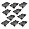 EMPOTEC 10 BANCALI PALLET PLASTICA IMBALLAGGIO LEGGERO ROBUSTO 60X40X13 CM PORTATA KG 30