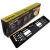GOTHAM Kit Porta Targa con Telecamera | Impermeabile | Resistente | Visione Notturna | Design Elegante