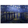 ArtPlaza Van Gogh Vincent-Starry Night Over The Rhone Pannello Decorativo, Legno MDF, Multicolore, 135 x 90 cm