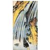 ArtPlaza TW90032 Hokusai Katsushika Carps ascending waterfall Decorative Panel, Wood MDF, Multicolour, 70x140 Cm