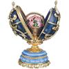 Danila Gifts danila-souvenirs Uovo in Stile Fabergé Fiori di Primavera con Cesto di