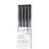 Too Corporation Copic Markers - Set di 4 inchiostri multiliner a base di pigmenti, a base