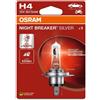 OSRAM NIGHT BREAKER SILVER, H4, lampada per proiettori alogena, blister