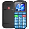 T180 | 4G Telefono Cellulare per Persone Anziane | Telefonino per Anziani Con Ta