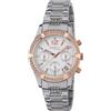 Breil Orologio Donna BREIL Tribe C'EST CHIC EW0426 Chrono Acciaio Rosè Swarovski NEW