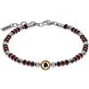 Lowell Bracciale Uomo AS ROMA B-RB024UPR Acciaio Inossidabile OFFICIAL