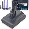 Morpilot Batteria di Ricambio per V7, 6500mAh Batteria per Dyson V7, Adatto per Motorhead Animal Trigger Pro Fluffy Mattress Absolute Aspirapolvere con 2 Filtri