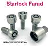 Farad Bulloni Antifurto Starlock Smart Fortwo dal 01/2015 per Cerchi in Acciaio - I3/E