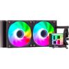 iTek Dissipatore Kit di Raffreddamento Liquido HYDRO CUBE 240B 12 cm Nero