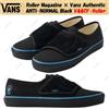 VANS Roller Magazine × Vans Authentic ANTI-NORMAL Black V44CF-Roller Men's Size