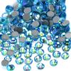 Jollin - 2880 pezzi di strass con base piatta in cristallo Hotfix, strass