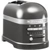 KitchenAid 5KMT2204EMS Argento Medaglia Tostapane 2 Fette, 7 diversi gradi di d