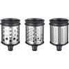KitchenAid 5KSMEMVSC Set 3 Accessori per Grattugiare e sminuzzare