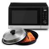 Panasonic NN-GD38QSEPG Forno a Microonde Grill 29L con Teglia Steam+,