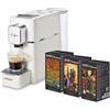 Polti Macchina Caffè Espresso Automatica Cialde 1400 Watt Bianco S15W + 54 PODS Polti