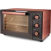 Tognana Fornetto Elettrico Ventilato 60 Litri 1900W con Timer Rosso D2DFE04IRRO Tognana
