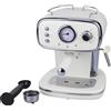 Kooper Macchina Caffè Automatica Espresso Caffè in Grani Avorio 5917192 KOOPER