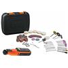 BLACK+DECKER BCRT8IK-XJ Multifunzione Rotativo 7.2V, 1.5 Ah, 53 Accessori in Val