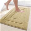 Homaxy Tappeto da bagno in microfibra antiscivolo, lavabile, morbido,