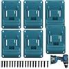 KQDRAVINE 6 Pezzi Staffa per Montaggio a Parete per Makita 14.4/18V, con