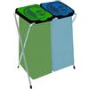 ARTEX spa Pattumiera per Raccolta Differenziata Eco Globe 2 Posti