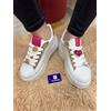 N/A Sneakers donna platform renato balestra white/gold rb25f12