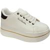 N/A Sneakers donna platform renato balestra white/black rb25f14