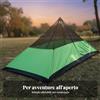 Tenda Piramidale senza Pali Antizanzare Tenda Zanzariera Sospesa per