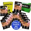 Duracell BATTERIE DURACELL STILO AA MINISTILO AAA PILE ALCALINE PLUS POWER Extra Life