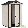 CASETTA RICOVERO ATTREZZI KETER MANOR PENT EFFETTO LEGNO BEIGE 129X103X196H CM