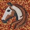 ABABRICK SARL. ALEA Mosaic Set completo di mosaico artigianale 20 x 20 cm cavallo