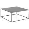Tomasucci tavolino thin in acciaio 80x80x35HT cm