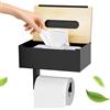 FUNPALA Porta carta igienica con scatola salviettine umidificate, senza foratura,
