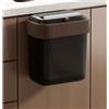 Pattumiera apribile touch da parete 9L per cucina bagno salvaspazio