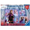 Ravensburger Frozen 2 Puzzle 3 x 49 Pezzi, Multicolore, 05011