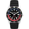 Timex Deepwater Reef 200 Gmt (41 Mm) Quadrante Nero / Cinturino In TW2W75000