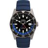 Timex Deepwater Reef 200 Gmt (41 Mm) Quadrante Nero / Cinturino In TW2W75100