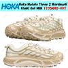 Hoka One One Hoka Mafate Three 2 Wordmark Khaki Oat Milk 1175490-KKT taglia uomo