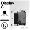 APPLE DISPLAY IPHONE 8 BIANCO ORIGINALE RIGENERATO SCHERMO LCD TOUCH INCELL
