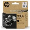 Non applicabile Cartuccia inchiostro originale HP 308 Nero per stampanti DeskJet-2640, 3750